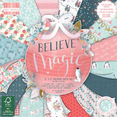 First Edition Believe in Magic Designpapier - Paper Pad